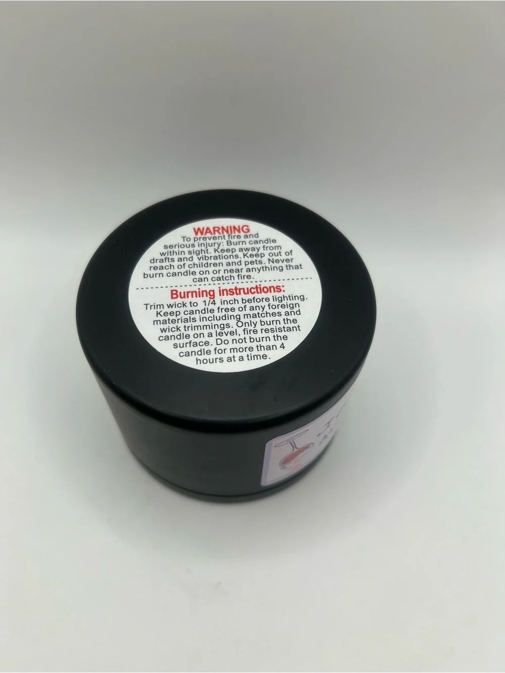“wine now cry later” Sandalwood Scented Candle 🍷🕯️